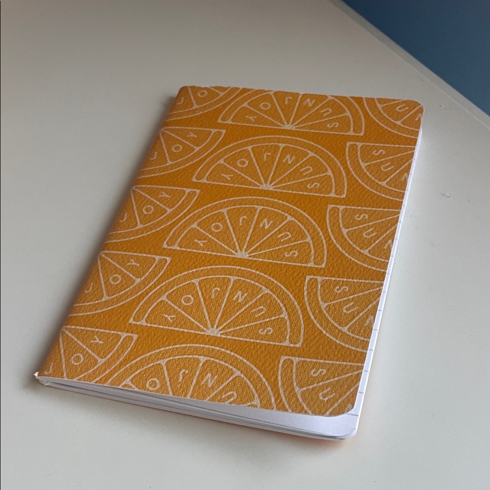 Sunny Orange Citrus Notebook